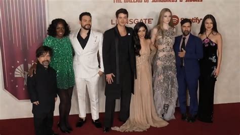 Cast of ‘The Hunger Games: The Ballad of Songbirds and Snakes’ hit the red carpet